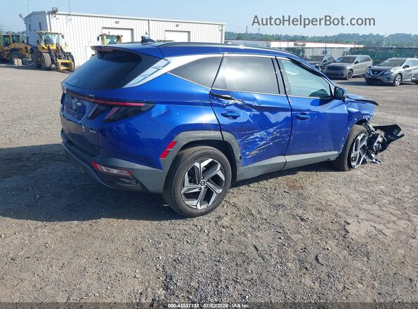 5NMJECDE4RH350032 2024 HYUNDAI TUCSON Синий Задняя правая четверть