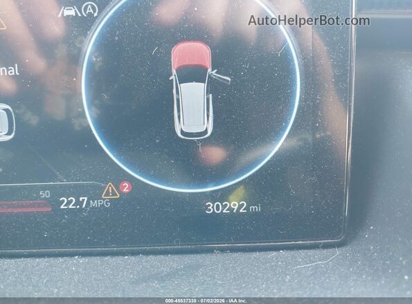 5NMJECDE4RH350032 2024 HYUNDAI TUCSON Синий Панорамный вид салона 360°