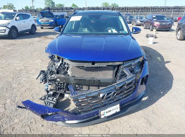 5NMJECDE4RH350032 2024 HYUNDAI TUCSON Синий Вид панели приборов