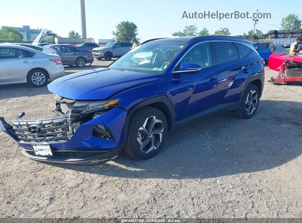 5NMJECDE4RH350032 2024 HYUNDAI TUCSON Синий Передняя левая четверть