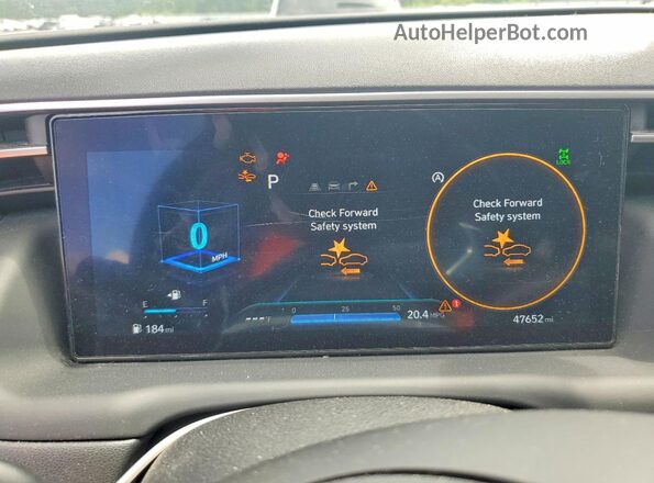 5NMJECDE8RH331192 2024 HYUNDAI TUCSON Gray ხელსაწყოთა პანელის ხედი