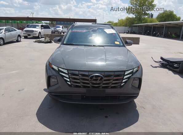 5NMJECDEXRH306651 2024 HYUNDAI TUCSON Gray Вид задньої частини салону