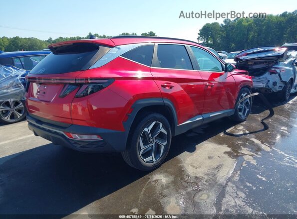 5NMJF3AE0NH020190 2022 HYUNDAI TUCSON Красный Задняя правая четверть