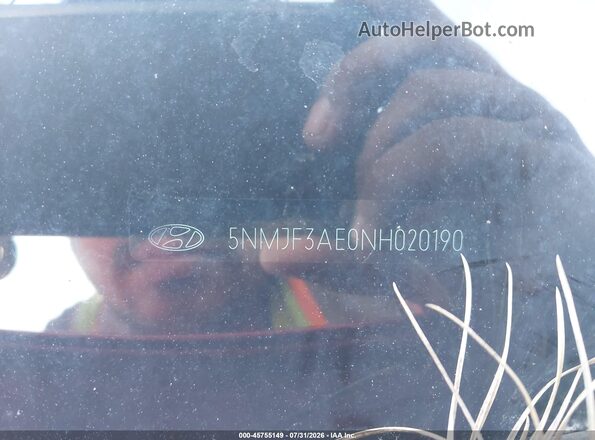 5NMJF3AE0NH020190 2022 HYUNDAI TUCSON Красный Вид подкапотного пространства