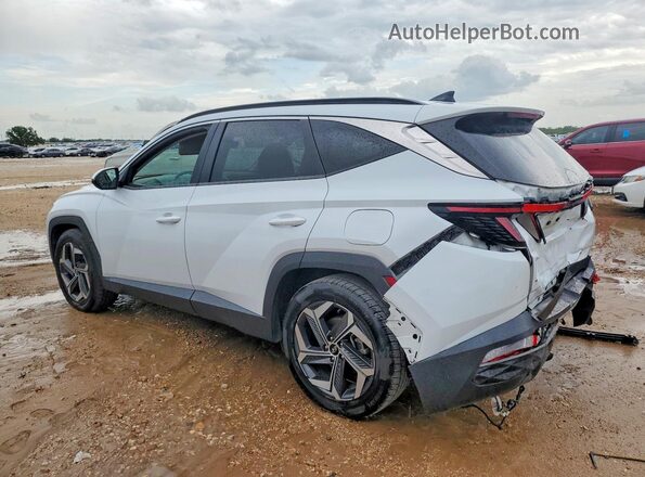 5NMJF3AE1NH001275 2022 HYUNDAI TUCSON White Trasero izquierdo