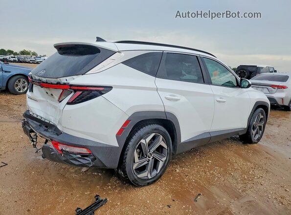 5NMJF3AE1NH001275 2022 HYUNDAI TUCSON White Trasero derecho
