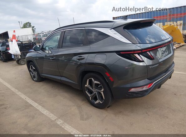 5NMJF3AE3NH139853 2022 HYUNDAI TUCSON Gray Trasero izquierdo