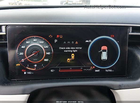 5NMJF3AE3NH139853 2022 HYUNDAI TUCSON Gray Vista de los asientos traseros