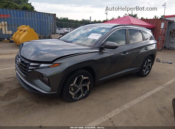 5NMJF3AE3NH139853 2022 HYUNDAI TUCSON Gray Vista tres cuartos delantera izquierda