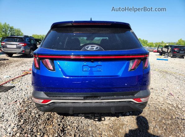 5NMJF3AE3PH209001 2023 HYUNDAI TUCSON Blue უკანა ხედი