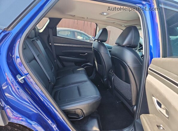 5NMJF3AE3PH209001 2023 HYUNDAI TUCSON Blue უკანა სალონის ხედი