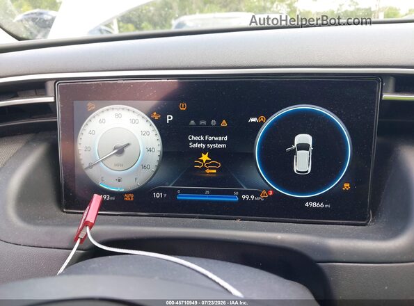 5NMJF3AE4NH025165 2022 HYUNDAI TUCSON White Widok tylnych siedzeń