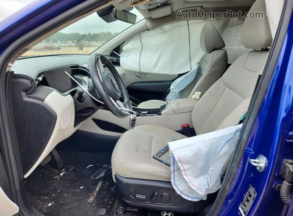 5NMJF3AE4PH241827 2023 HYUNDAI TUCSON Blue Widok wnętrza z przodu