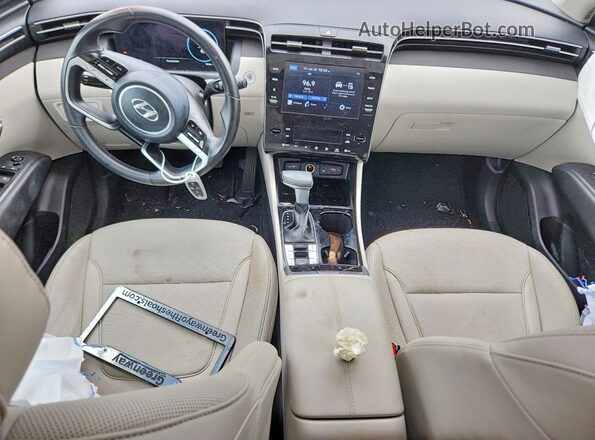 5NMJF3AE4PH241827 2023 HYUNDAI TUCSON Blue Widok deski rozdzielczej