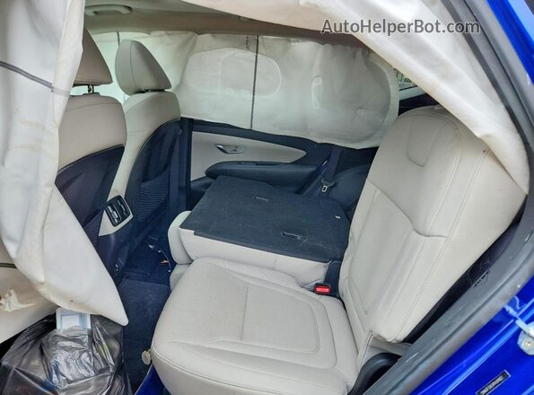 5NMJF3AE4PH241827 2023 HYUNDAI TUCSON Blue Widok wnętrza z tyłu