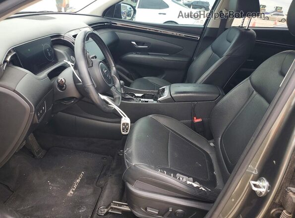 5NMJF3AE5PH244493 2023 HYUNDAI TUCSON Gray Widok wnętrza z przodu