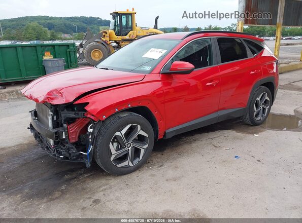 5NMJF3AE7NH083769 2022 HYUNDAI TUCSON Red Przód lewy