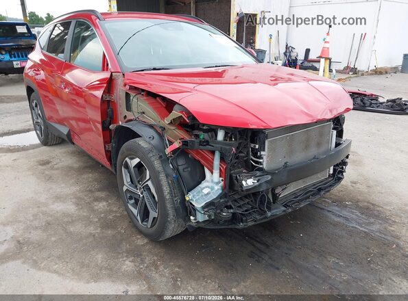5NMJF3AE7NH083769 2022 HYUNDAI TUCSON Red Widok z przodu