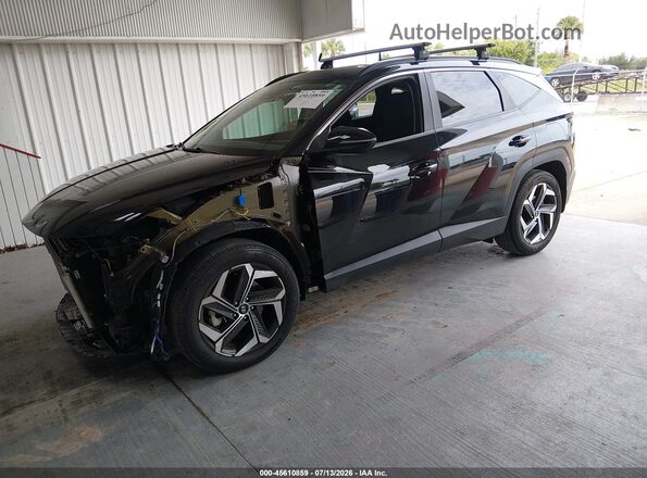 5NMJF3AE9NH052913 2022 HYUNDAI TUCSON Black Передня ліва чверть