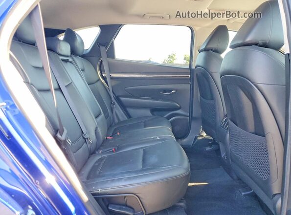 5NMJF3AE9PH190244 2023 HYUNDAI TUCSON Blue Widok wnętrza z tyłu
