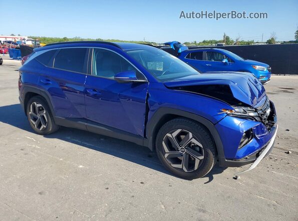 5NMJF3AE9PH190244 2023 HYUNDAI TUCSON Blue Przód prawy