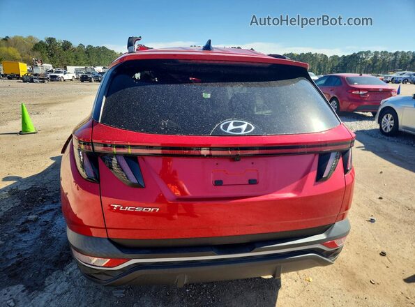 5NMJF3AE9PH205647 2023 HYUNDAI TUCSON Red Widok z tyłu