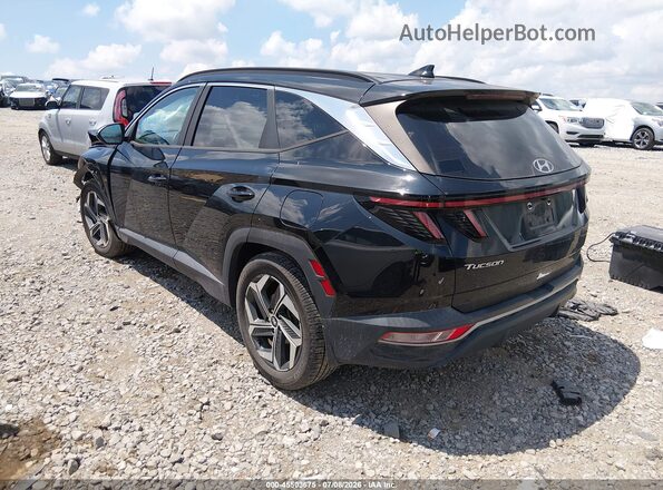 5NMJF3AEXNH111208 2022 HYUNDAI TUCSON Black Rear left