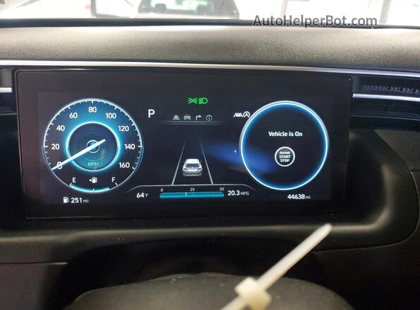 5NMJF3DE2RH305863 2024 HYUNDAI TUCSON Серебряный Вид щитка приборов