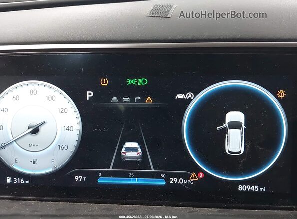 5NMJF3DE2RH407132 2024 HYUNDAI TUCSON Gray Vista de los asientos traseros