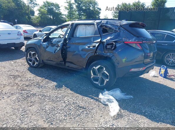 5NMJFCAE0NH099053 2022 HYUNDAI TUCSON Gray Trasero izquierdo