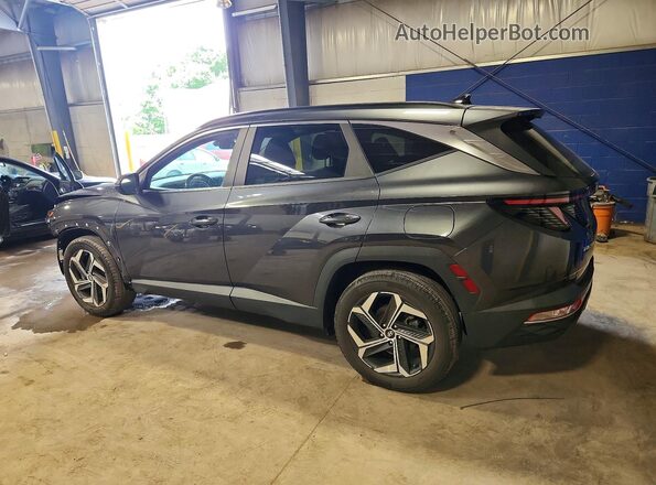 5NMJFCAE0NH129152 2022 HYUNDAI TUCSON Black Rear left