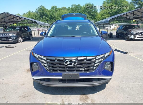 5NMJFCAE1NH002149 2022 HYUNDAI TUCSON Blue Սալոնի հետևի տեսք