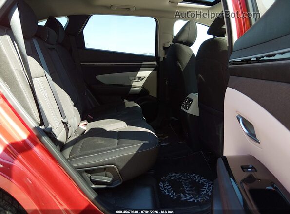 5NMJFCAE1NH133016 2022 HYUNDAI TUCSON Red VIN კოდის სტიკერის ხედი