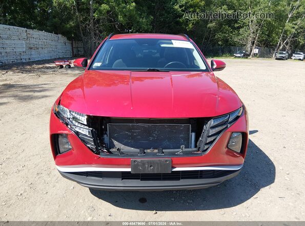 5NMJFCAE1NH133016 2022 HYUNDAI TUCSON Red ხელსაწყოთა პანელის ხედი