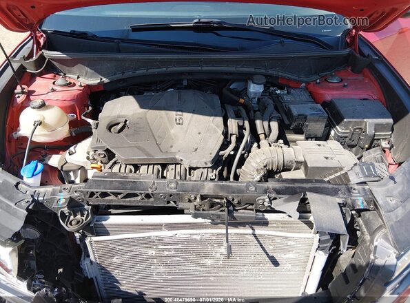 5NMJFCAE1NH133016 2022 HYUNDAI TUCSON Red უკანა ხედი