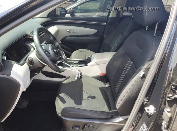5NMJFCAE1NH156179 2022 HYUNDAI TUCSON Black Вид салону спереду