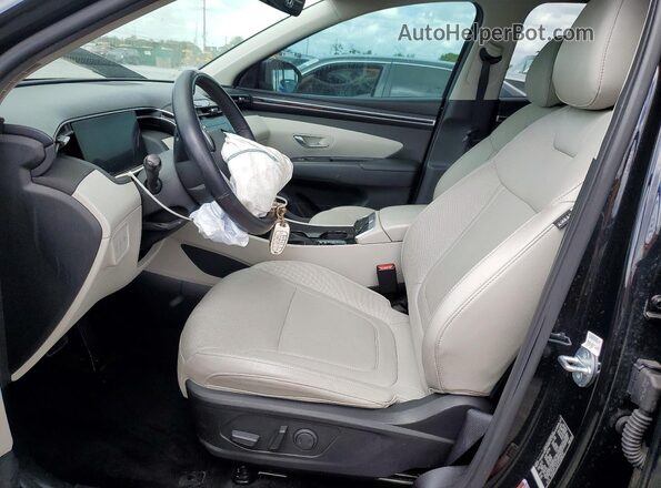 5NMJFCAE1PH268211 2023 HYUNDAI TUCSON Black წინა სალონის ხედი