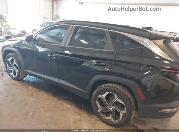 5NMJFCAE2NH016061 2022 HYUNDAI TUCSON Black უკანა მარცხენა
