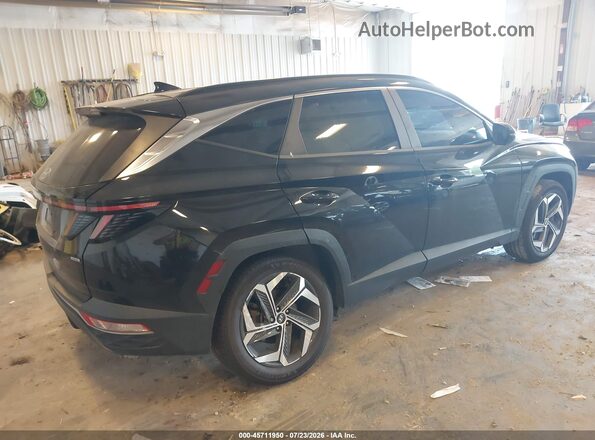 5NMJFCAE2NH016061 2022 HYUNDAI TUCSON Black უკანა მარჯვენა