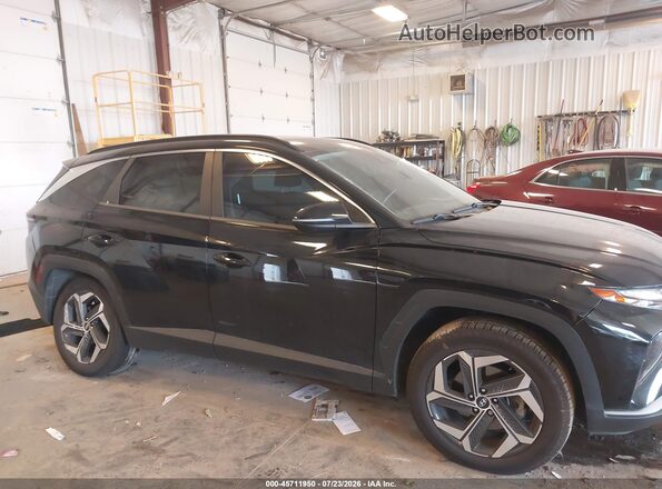 5NMJFCAE2NH016061 2022 HYUNDAI TUCSON Black უკანა სალონის ხედი