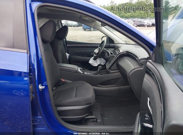 5NMJFCAE2NH040067 2022 HYUNDAI TUCSON Blue წინა სალონის ხედი