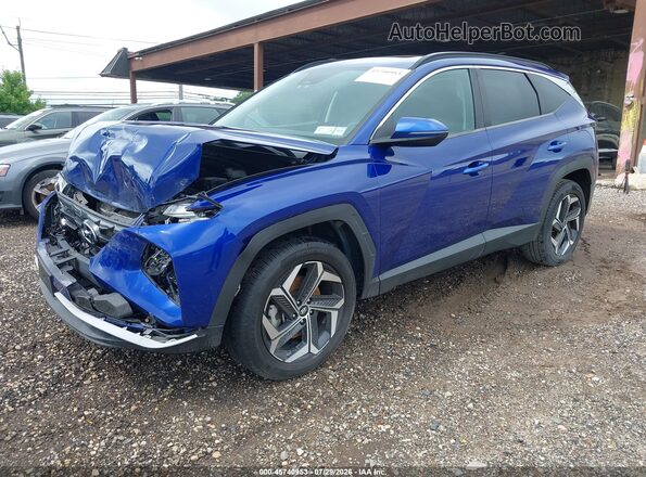 5NMJFCAE2NH040067 2022 HYUNDAI TUCSON Blue წინა ხედი