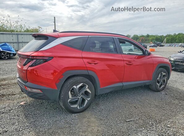 5NMJFCAE2PH174273 2023 HYUNDAI TUCSON Red Trasero derecho