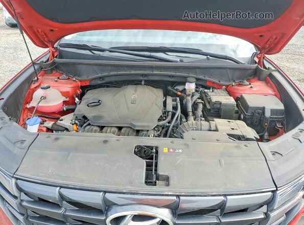 5NMJFCAE2PH174273 2023 HYUNDAI TUCSON Red Vista del compartimento del motor