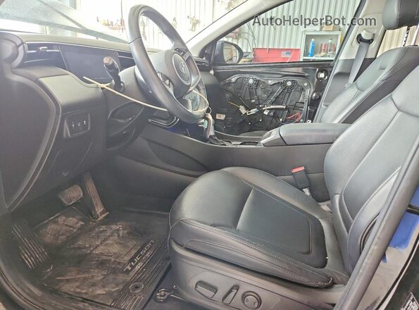 5NMJFCAE3PH194385 2023 HYUNDAI TUCSON Black წინა სალონის ხედი
