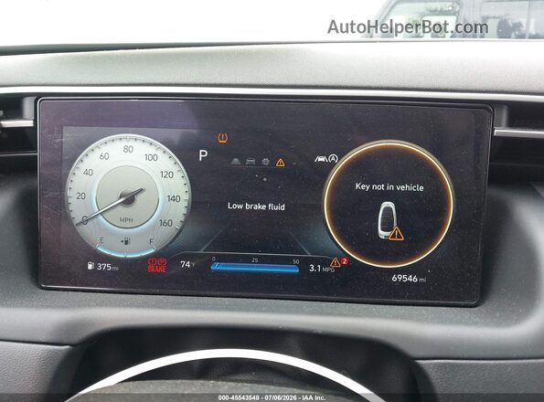 5NMJFCAE4NH058893 2022 HYUNDAI TUCSON Черный Вид задних сидений