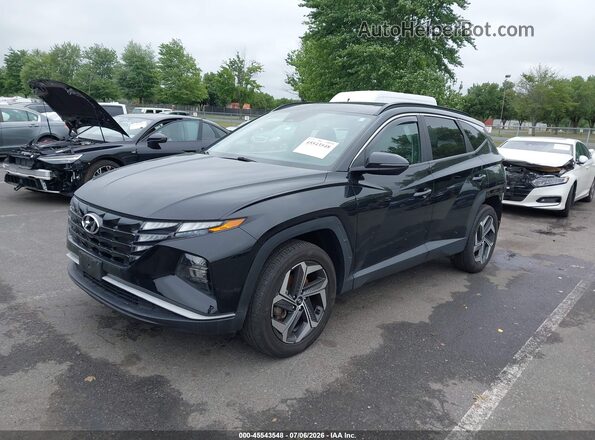 5NMJFCAE4NH058893 2022 HYUNDAI TUCSON Черный Передняя левая четверть