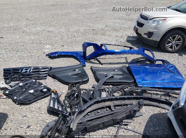 5NMJFCAE4PH284113 2023 HYUNDAI TUCSON Blue Widok zestawu wskaźników