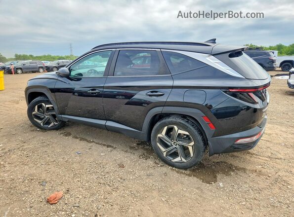 5NMJFCAE5NH122519 2022 HYUNDAI TUCSON Black Trasero izquierdo