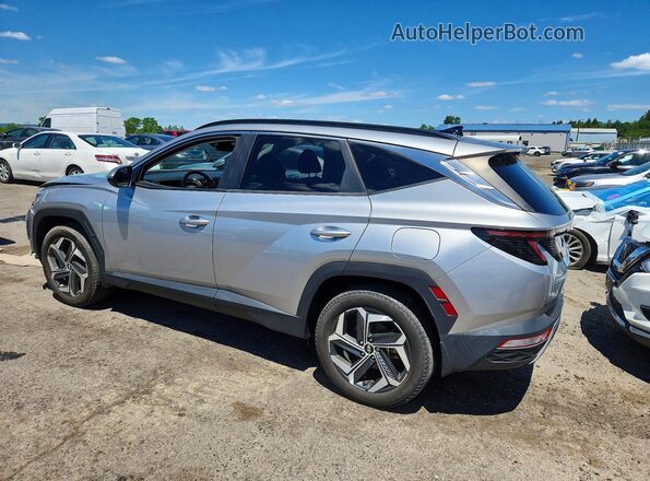 5NMJFCAE5NH124397 2022 HYUNDAI TUCSON Silver Trasero izquierdo